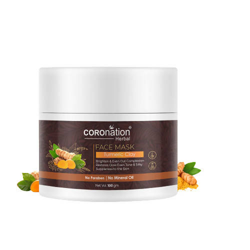 Coronation Herbal Turmeric Clay Face Mask - usa canada australia