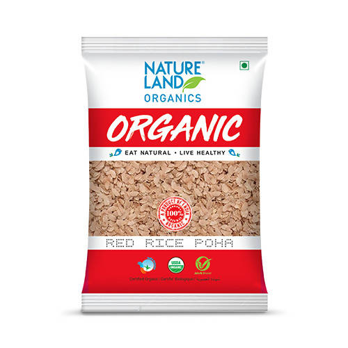 Nature Land Organics Red Rice Poha - BUDNE