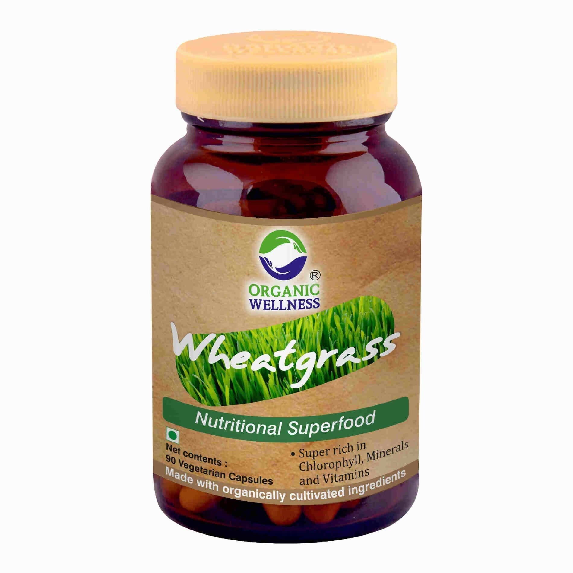 Organic Wellness Wheat Grass Capsules - BUDEN