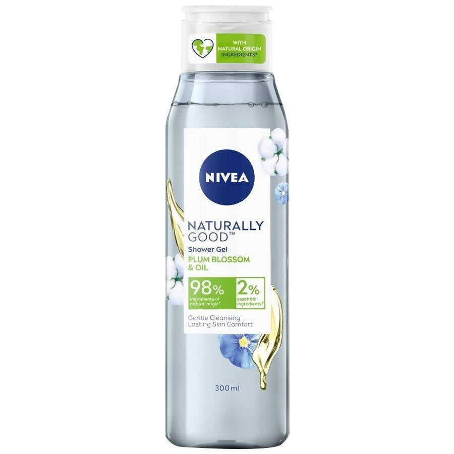 Nivea Naturally Good Plum Blossom & Oil Shower Gel