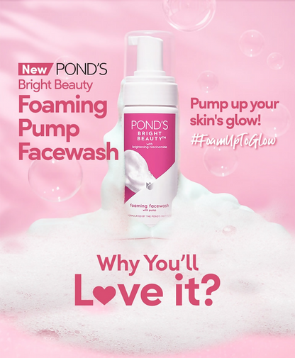 Ponds Bright Beauty Foaming Pump Facewash
