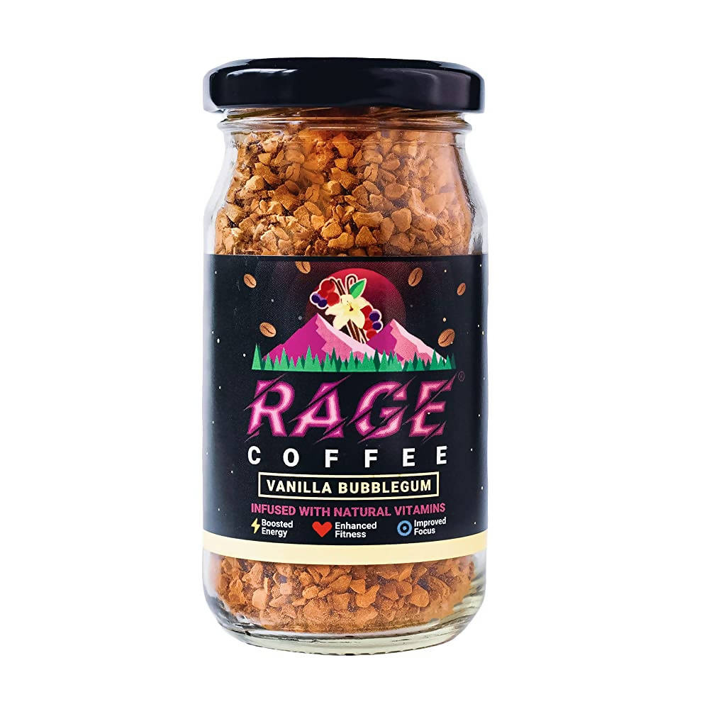 Rage Coffee Vanilla Bubblegum Instant Coffee - 50GM