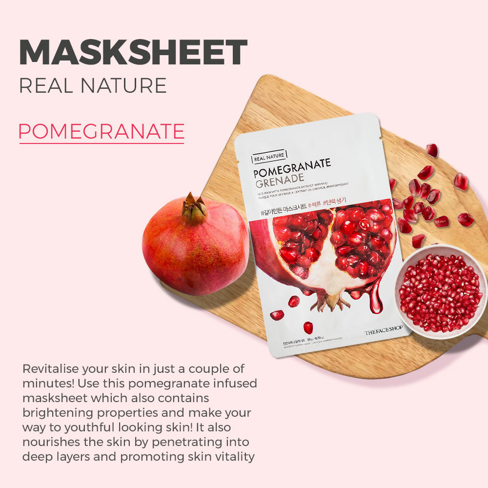 The Face Shop Real Nature Pomegranate Face Mask