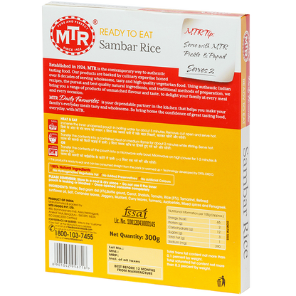 MTR Sambar Rice