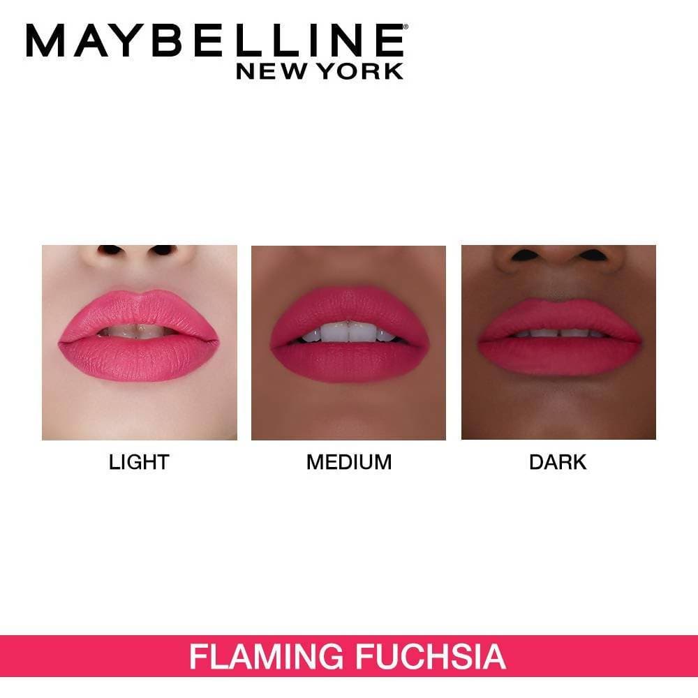 Maybelline New York Color Sensational Creamy Matte Lipstick / 630 Flaming Fuchsia