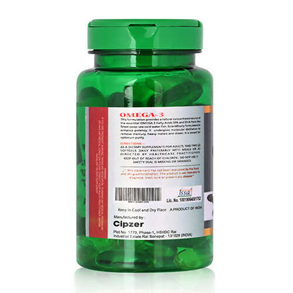 Cipzer Omega 3 Fish Oil Softgel Capsules