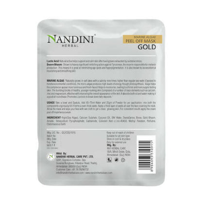 Nandini Herbal Marine Algae Peel Off Mask Gold