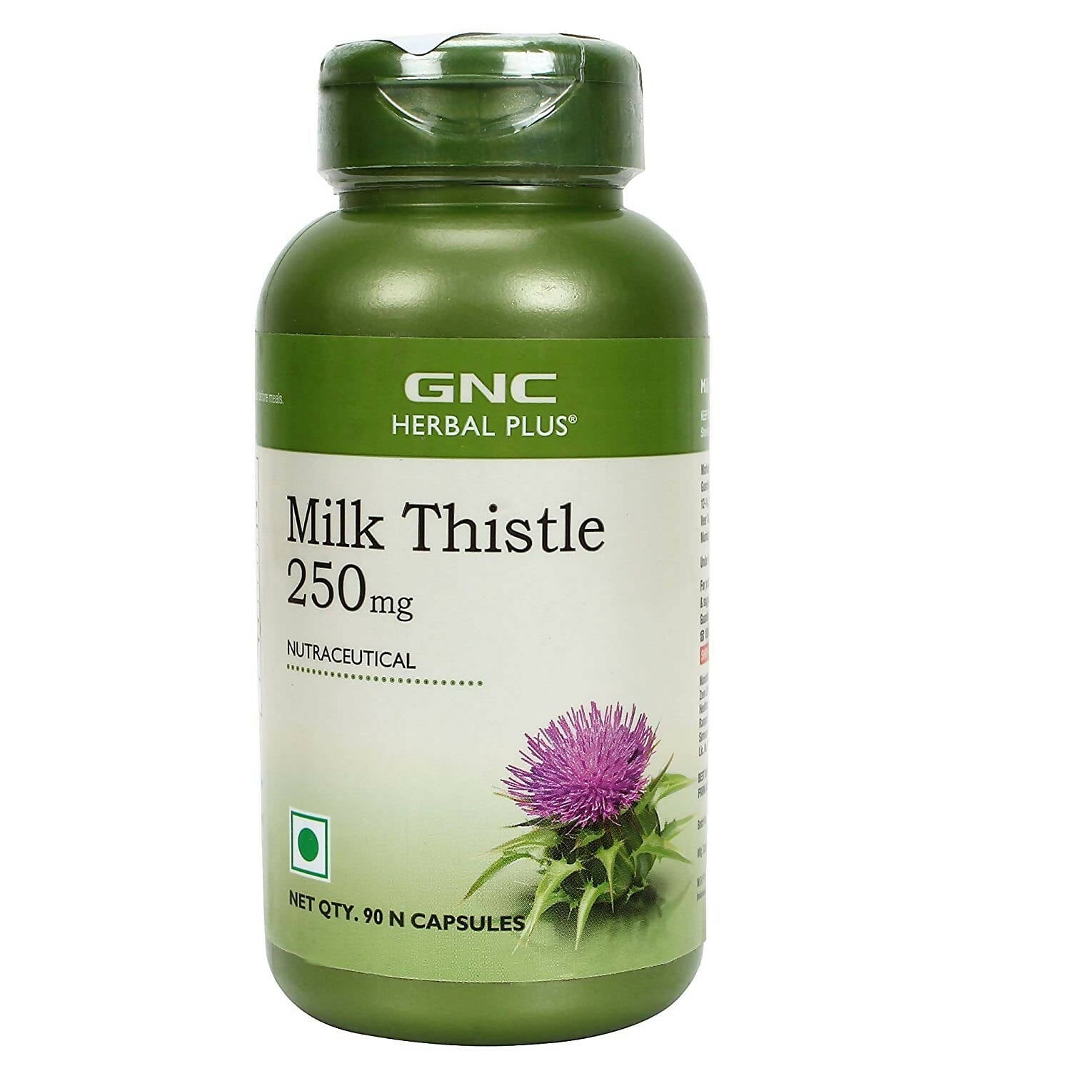 GNC Herbal Plus Milk Thistle Capsules - BUDNE