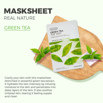 The Face Shop Real Nature Green Tea Face Mask