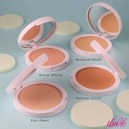 Iba Perfect Look Long Wear Mattifying Compact SPF 15 - Snow White