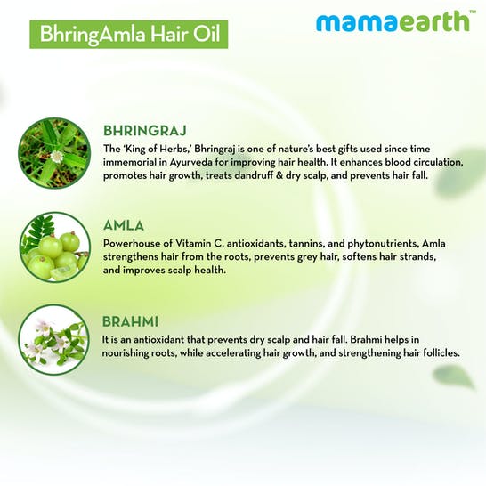 Mamaearth Bhringamla Hair Oil For Intense Hair Treatment