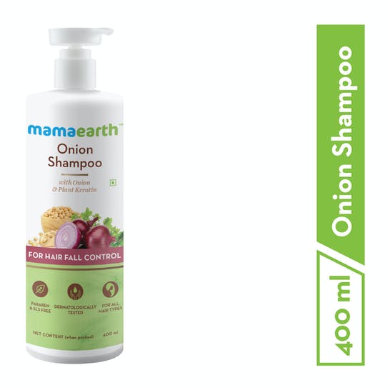 Mamaearth Onion Shampoo For Hair Fall Care