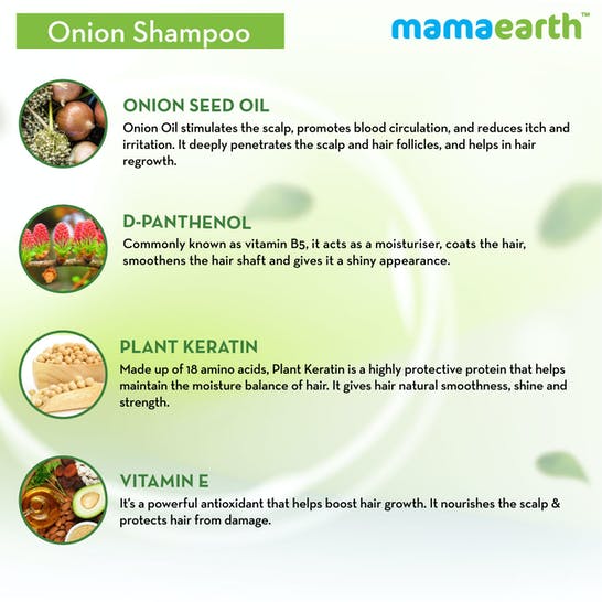 Mamaearth Onion Shampoo For Hair Fall Care