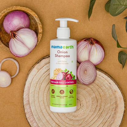 Mamaearth Onion Shampoo For Hair Fall Care