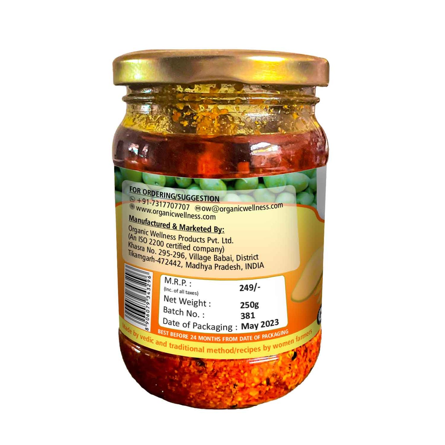 Organic Wellness Mango Pickle