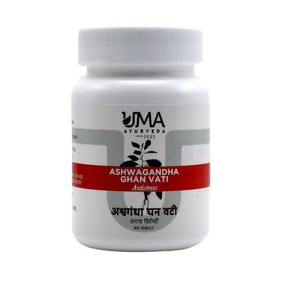 Uma Ayurveda Ashwagandha Ghan Vati Tablets