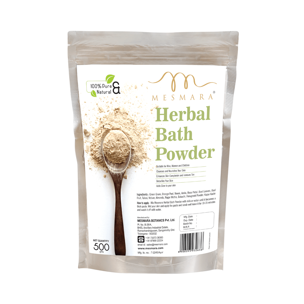 Mesmara Herbal Bath Powder (Sunnipindi/Nalangu Mavu/Ubtan Pack)