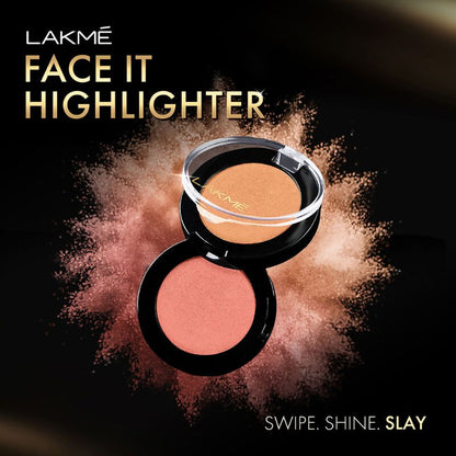 Lakme Face It Highlighter - Rose Gold