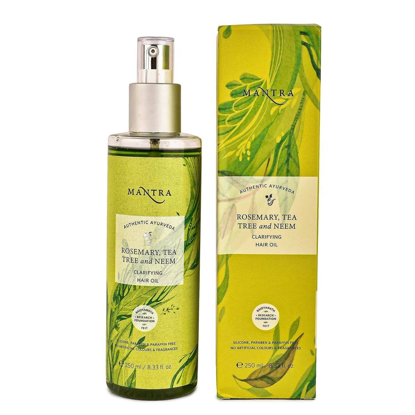 Mantra Herbal Rosemary, Tea Tree and Neem Clarifying Hair Oil - buy-in-usa-australia-canada