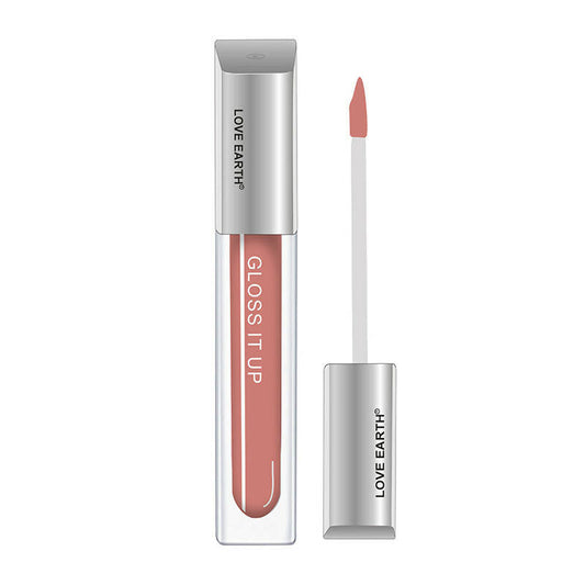 Love Earth Lip Gloss - Angel Kisses (Peach) - BUDNE