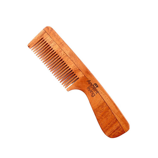 Ancient Living Neem Wood Comb With Handle - BUDNE