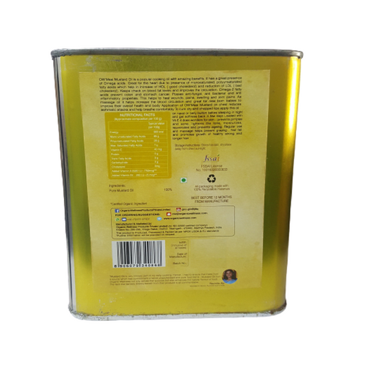 Organic Wellness Ow'meal Mustard Oil