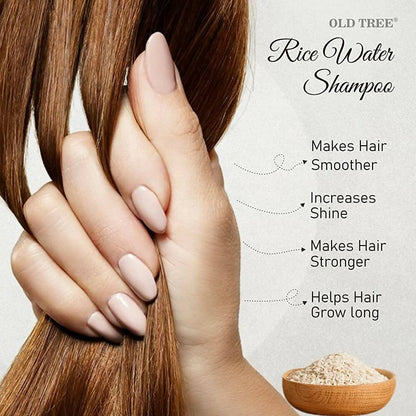 Old Tree Rice Water Shampoo for Damage Repair Hair