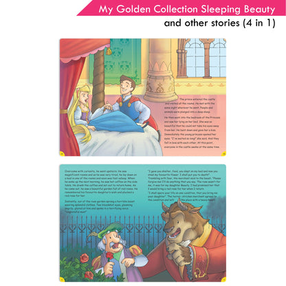 Jolly Kids My Golden Collection Volume 2 Sleeping Beauty and Other 4 in 1 Stories| Bedtime Story Book| Ages 2 - 8 Year