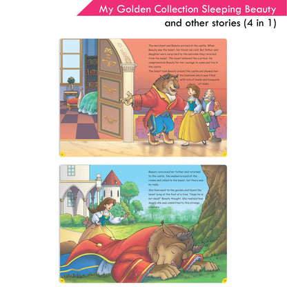 Jolly Kids My Golden Collection Volume 2 Sleeping Beauty and Other 4 in 1 Stories| Bedtime Story Book| Ages 2 - 8 Year