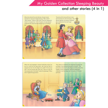 Jolly Kids My Golden Collection Volume 2 Sleeping Beauty and Other 4 in 1 Stories| Bedtime Story Book| Ages 2 - 8 Year