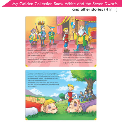 Jolly Kids My Golden Collection Volume 3 Snow White & The Seven Dwarfs & Other 4 in 1 Bedtime Stories| Ages 3-8 Year