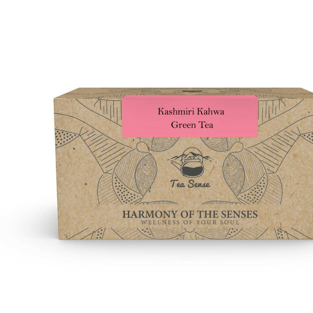 Tea Sense Kashmiri Kahwa Detox Green Tea Bags Box