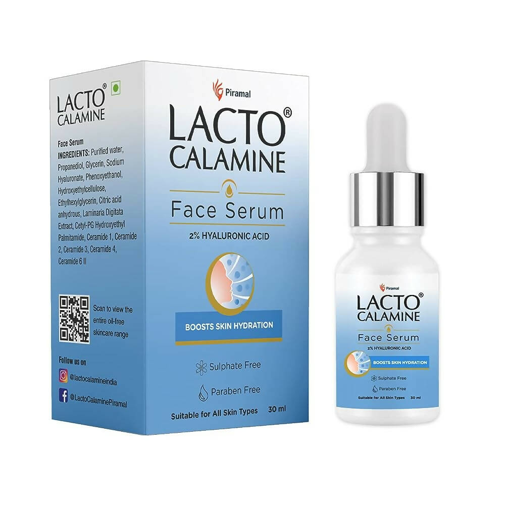 Lacto Calamine 2% Hyaluronic Acid Face Serum - BUDNEN