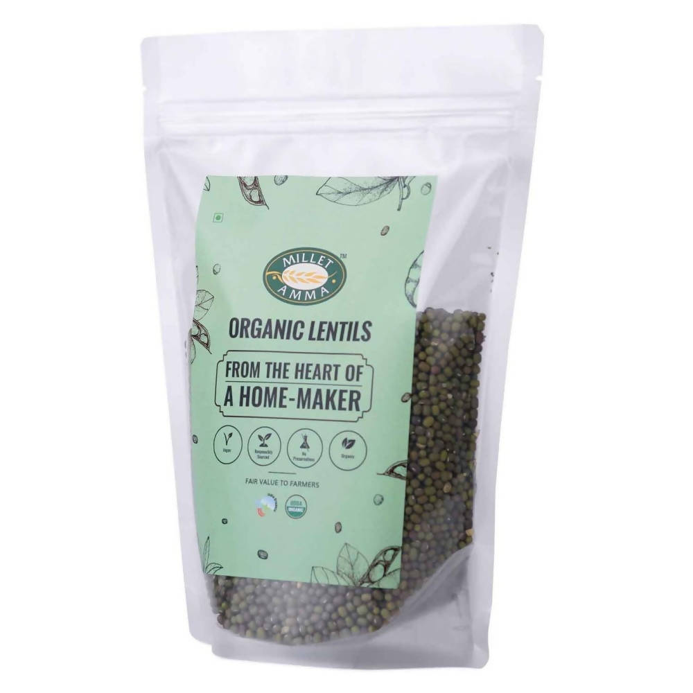 Millet Amma Organic Green Gram Dal Whole