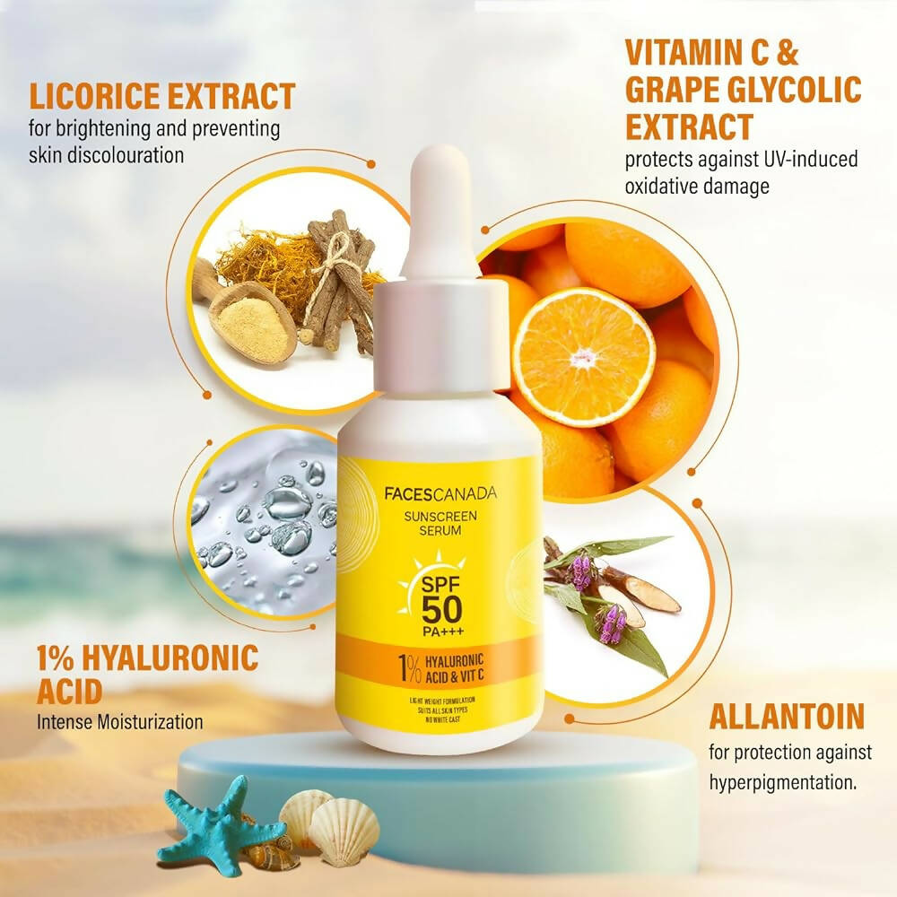 Faces Canada Sunscreen Serum SPF 50 PA+++