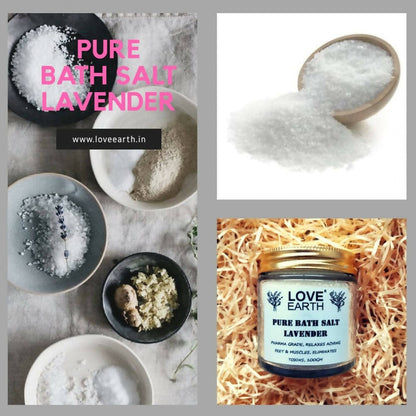 Love Earth Pure Bath Salt Lavender