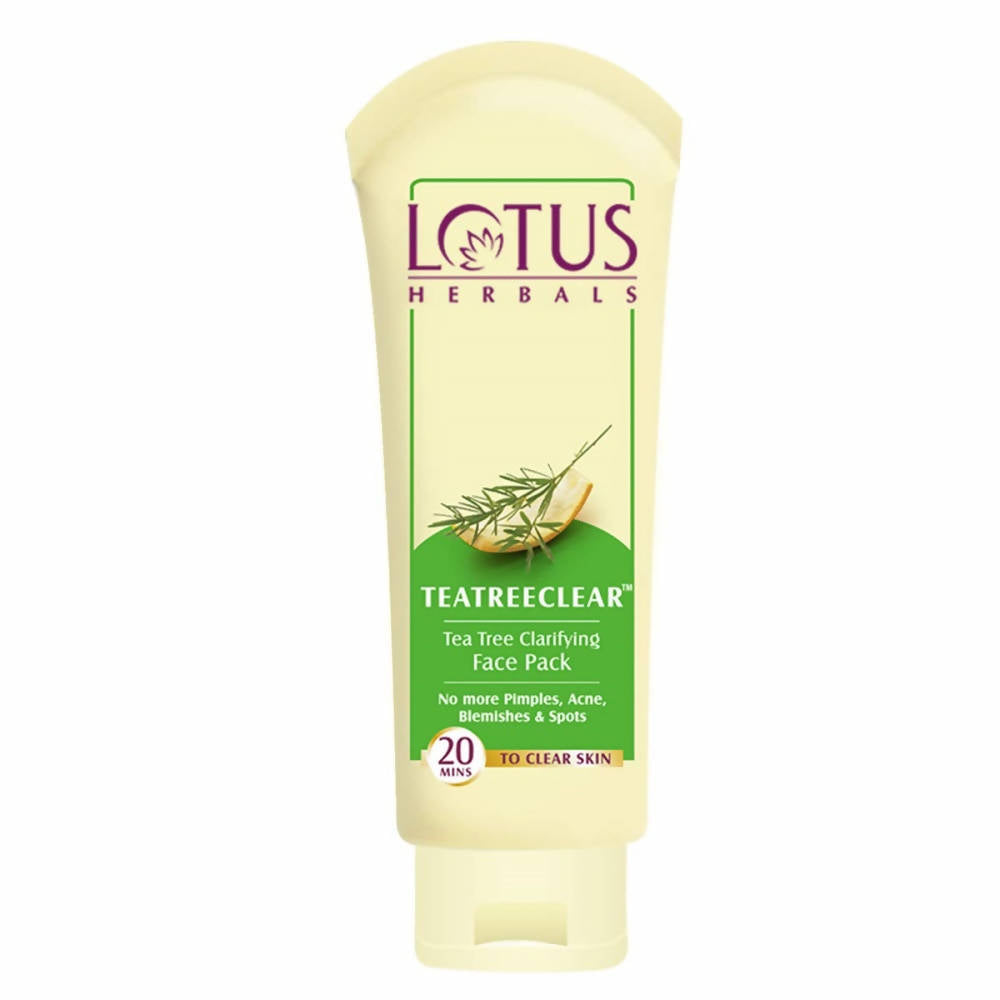 Lotus Herbals Teatreeclear Tea Tree Clarifying Face Pack - BUDNE