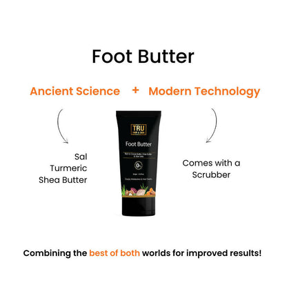 Tru Hair & Skin Foot Butter For Cracked Heels