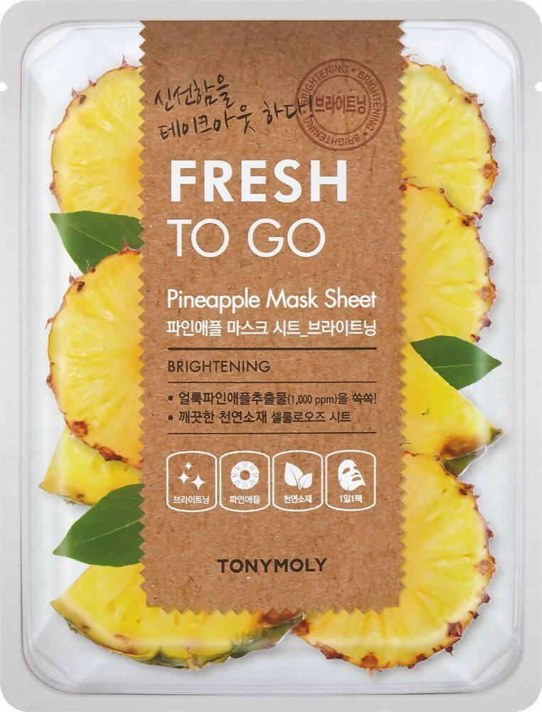 Tonymoly Fresh To Go Pineapple Mask Brightening - BUDEN