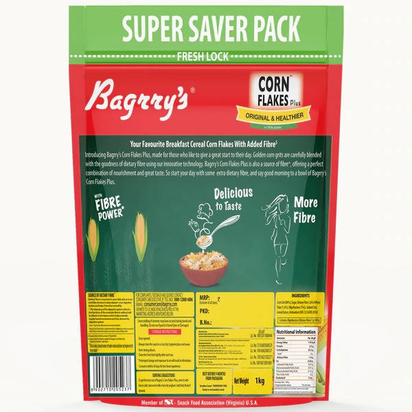 Bagrry's Corn Flakes Plus - Original and Healthier