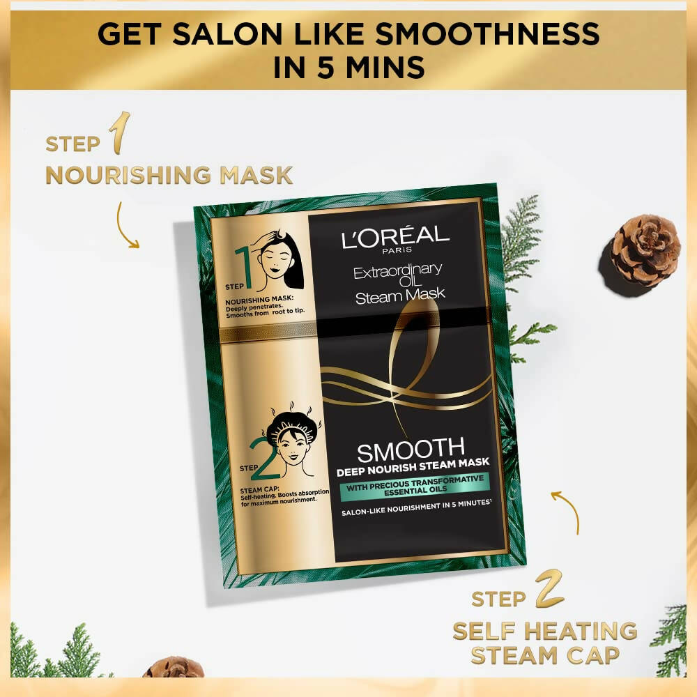 L'Oreal Paris Extraordinary Oil Smooth & Deep Nourishing Steam Mask