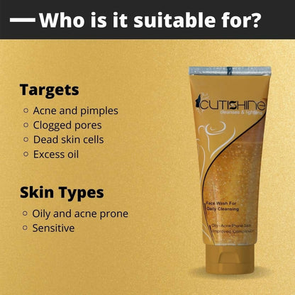 Ethiglo Cutishine Anti Acne Face Wash