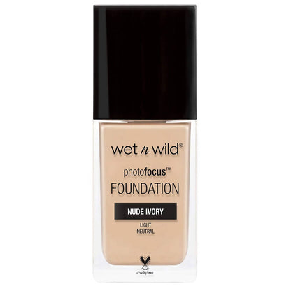 Wet n Wild Photo Focus Foundation - Nude Ivory Light Neutral