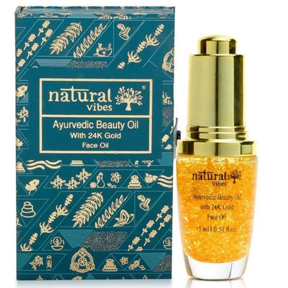 Natural Vibes Ayurvedic Gold Beauty Oil