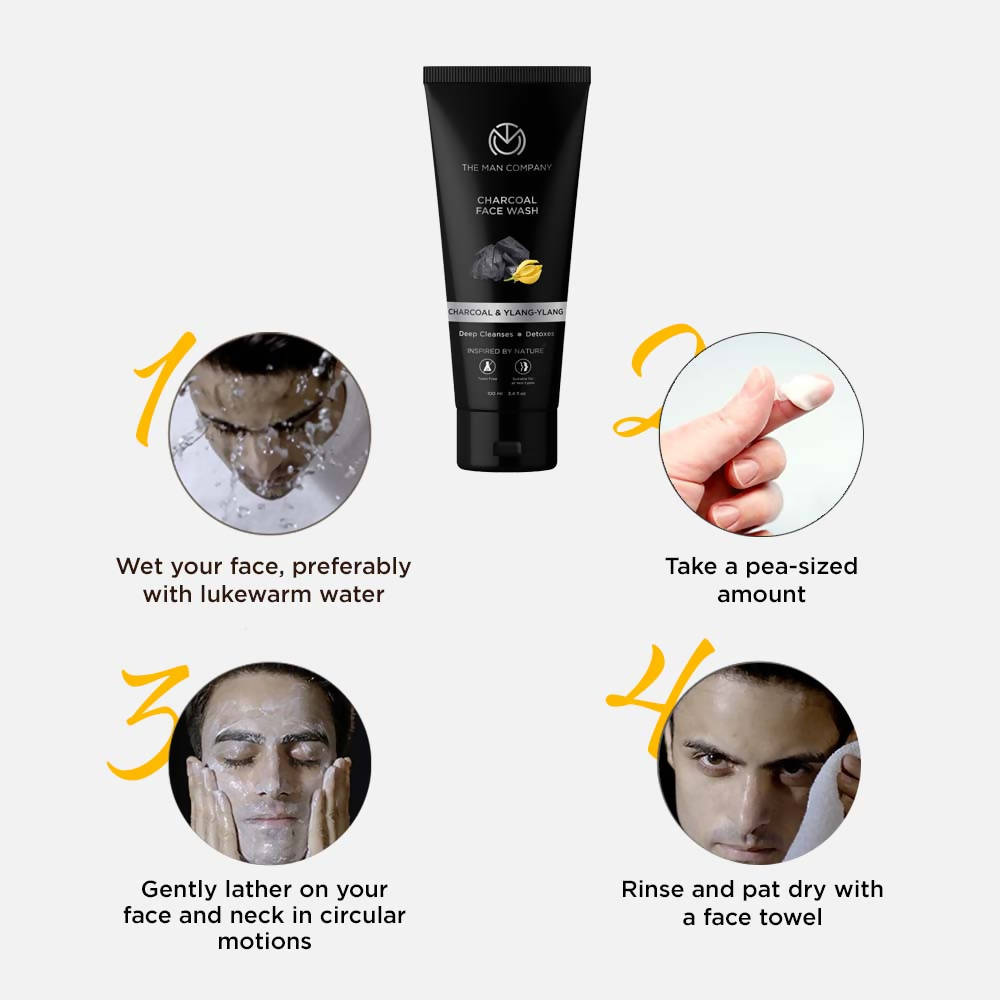 The Man Company Charcoal Face Wash