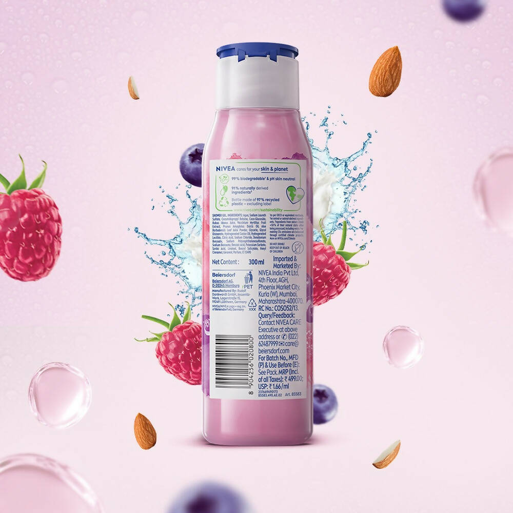 Nivea Fresh Blends Raspberry Body Wash