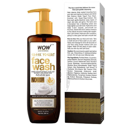 Wow Skin Science Greek Yoghurt Face Wash