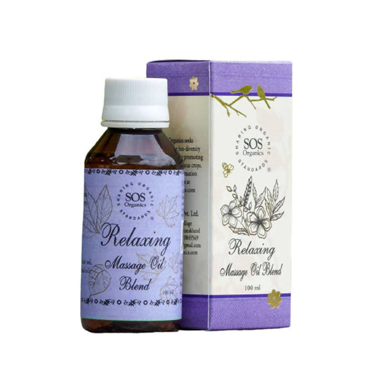 SOS Organics Relaxing Massage Oil Blend - BUDEN