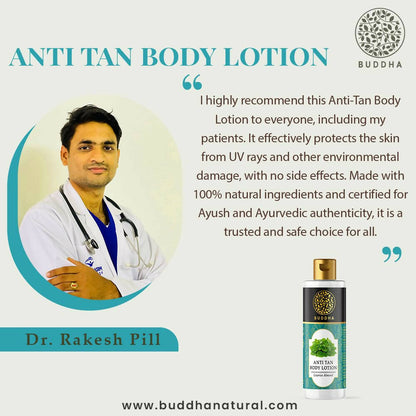 Buddha Natural Anti Tan Body Lotion