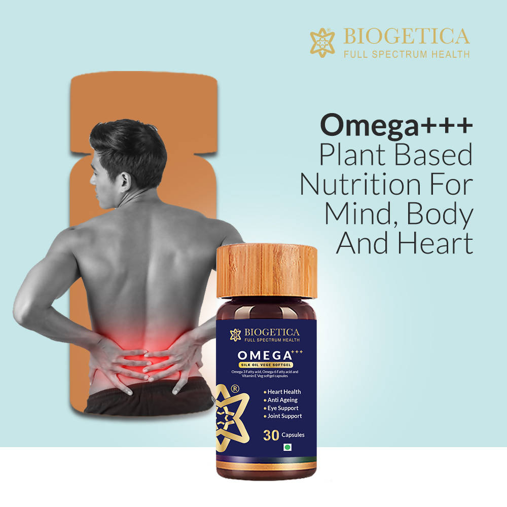 Biogetica Omega+++ Silk Oil Vege Softgel Capsules